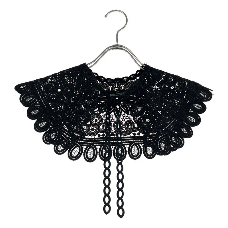 Rokh / ロック | レース 付け襟 ロゴ Tシャツ カットソー | S | レディース