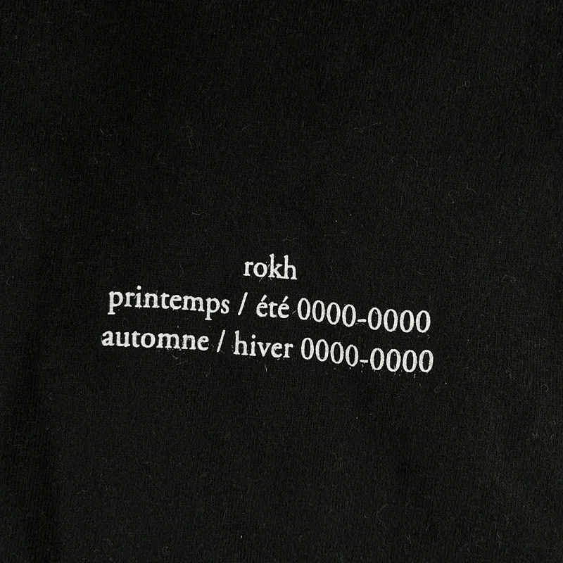 Rokh / ロック | レース 付け襟 ロゴ Tシャツ カットソー | S | レディース