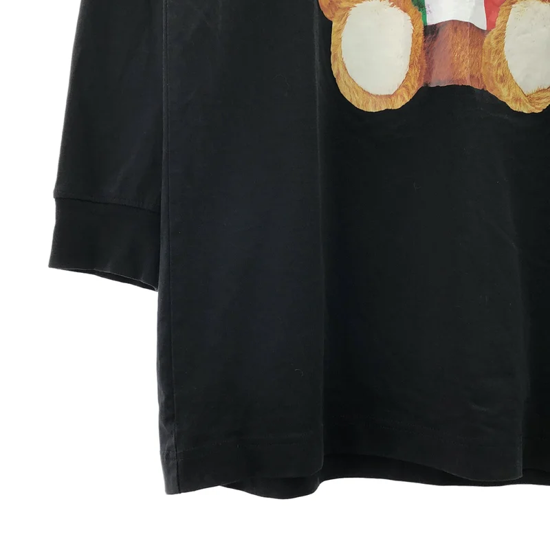 MOSCHINO / モスキーノ | フロントベアプリント クルーネック Tシャツ | 38 | レディース