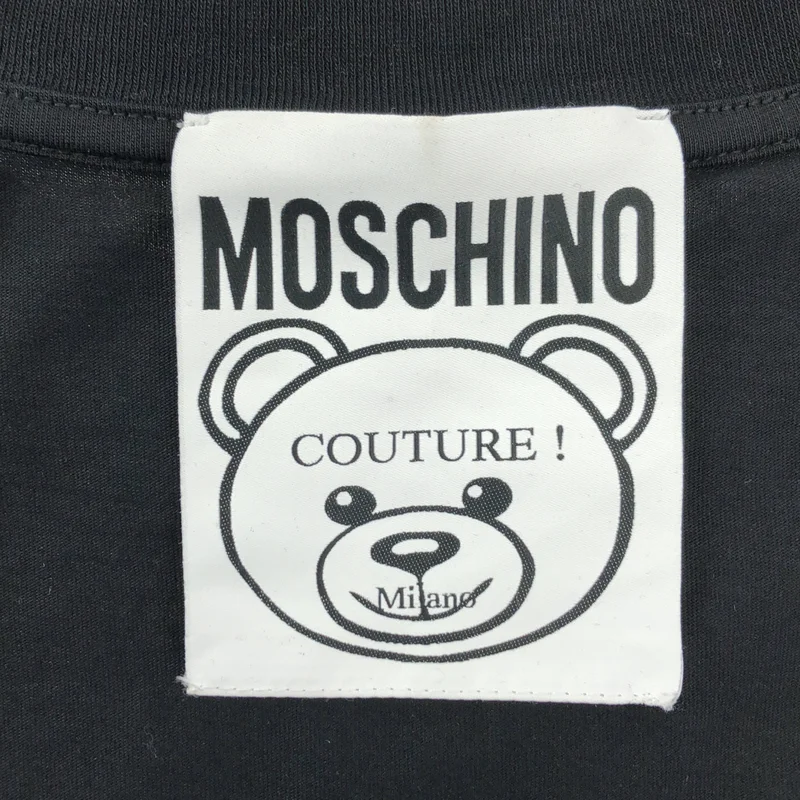 MOSCHINO / モスキーノ | フロントベアプリント クルーネック Tシャツ | 38 | レディース