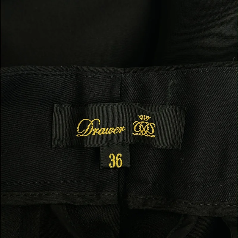 Drawer / ドゥロワー | ウール シルク ステッチパンツ | 36 | レディース