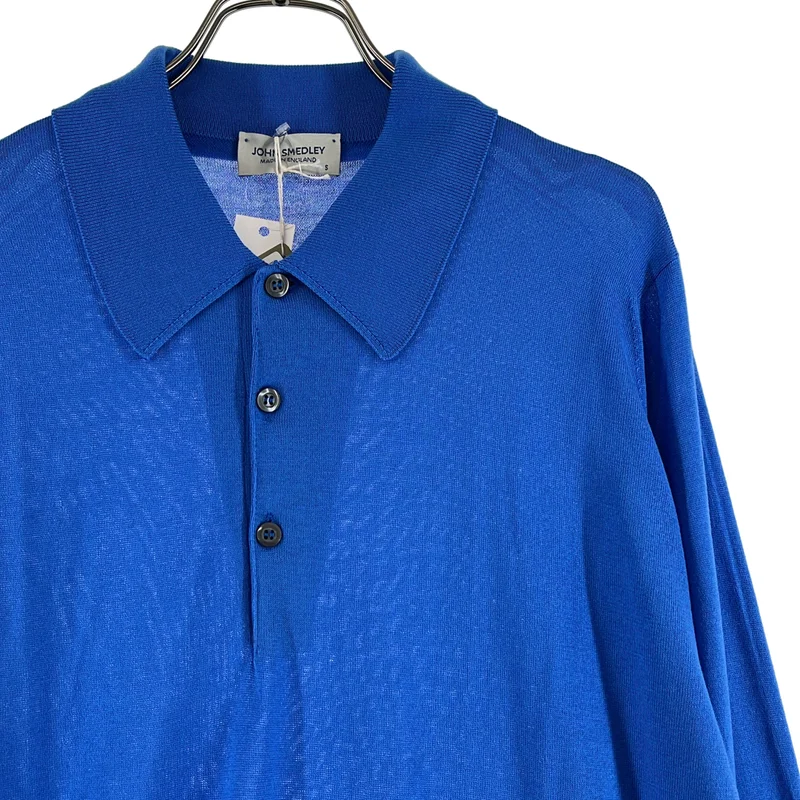 JOHN SMEDLEY / ジョンスメドレー | シーアイランドコットン ニットポロシャツ | S | メンズ