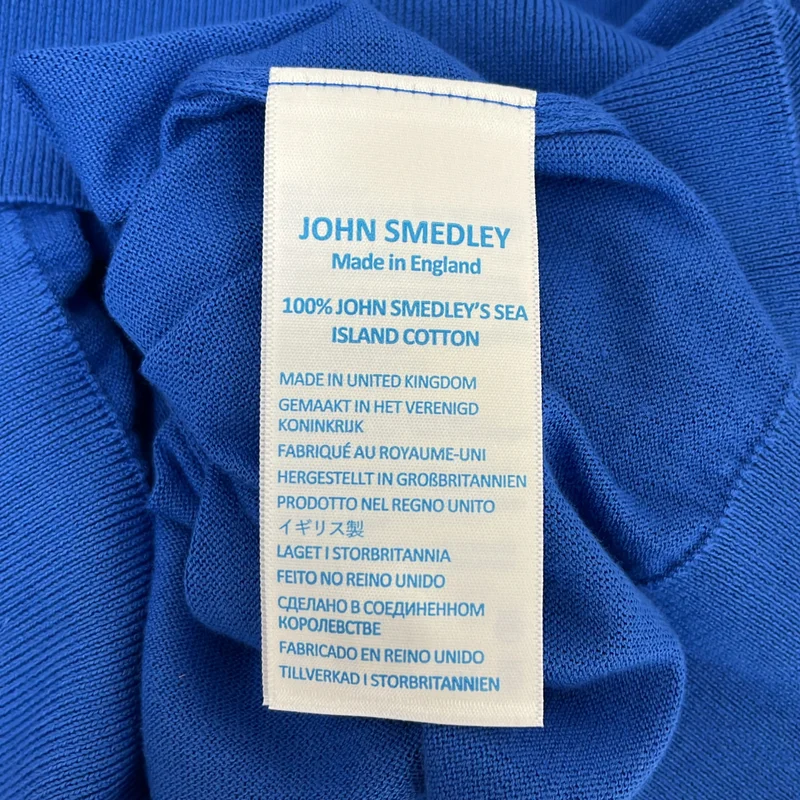 JOHN SMEDLEY / ジョンスメドレー | シーアイランドコットン ニットポロシャツ | S | メンズ