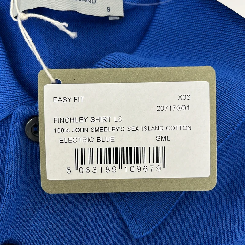 JOHN SMEDLEY / ジョンスメドレー | シーアイランドコットン ニットポロシャツ | S | メンズ