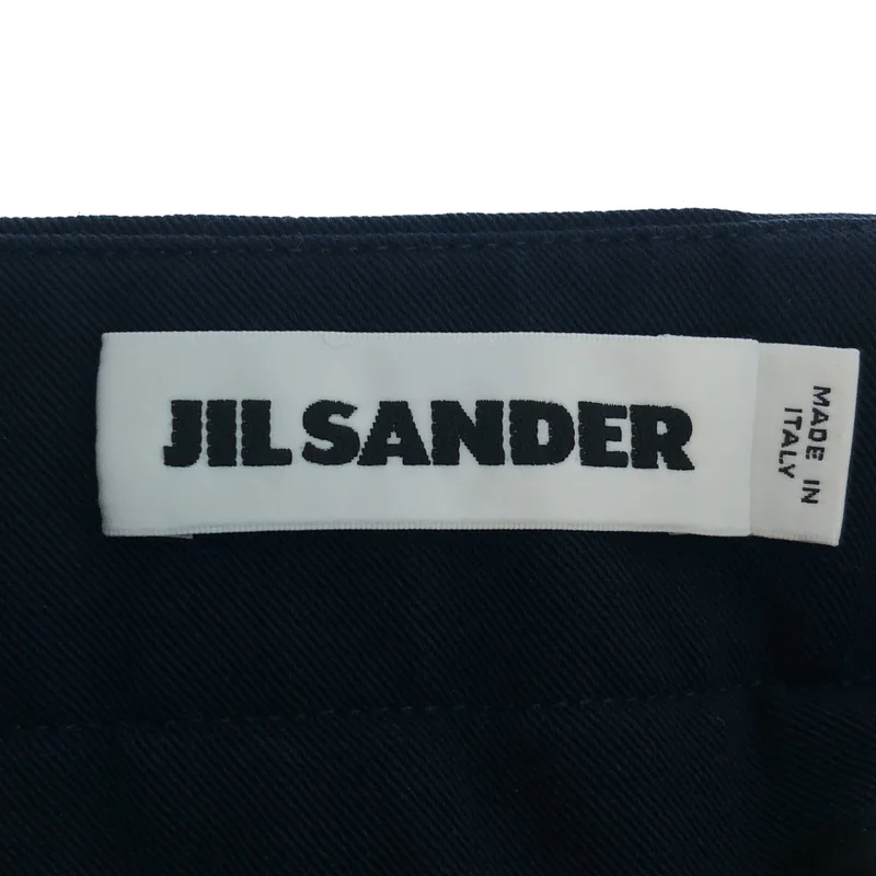 JIL SANDER / ジルサンダー | コットン ストレッチ パンツ 20132W01480 | 32 | レディース