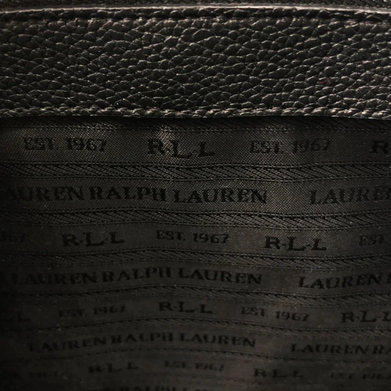 Lauren Ralph Lauren / ローレンラルフローレン | レザー サッチェルバッグ |