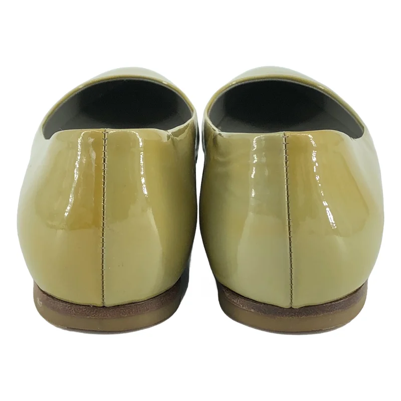 JIL SANDER / ジルサンダー | パテントレザー フラットシューズ | 35 | レディース
