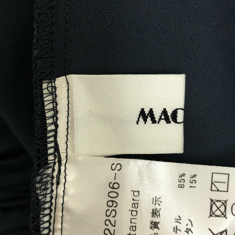 MACHATT / マチャット | 2022SS | バックウエストゴム タック
