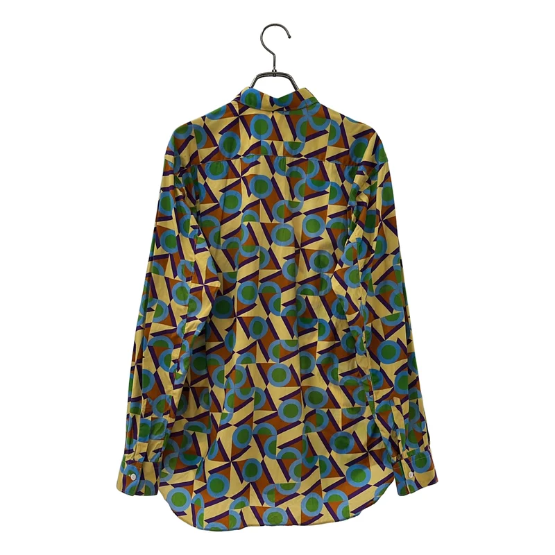 COMME des GARCONS SHIRT / コムデギャルソンシャツ | 2020SS | × Karl Benjamin / カール・ベンジャミン / コットン ジオメトリックプリント シャツ | S | メンズ