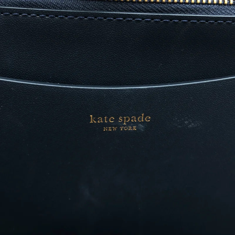 KATE SPADE / ケイトスペード | ジグザグ ウーブンレザー  トートバッグ |