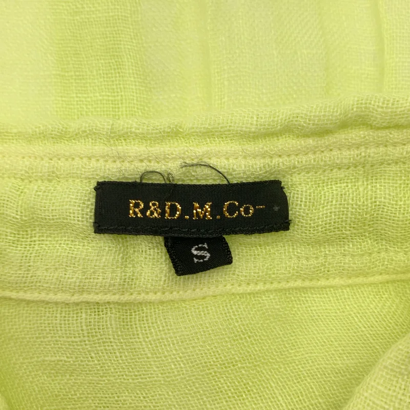 R&D.M.Co / オールドマンズテーラー | リネン レギュラーカラーシャツ |