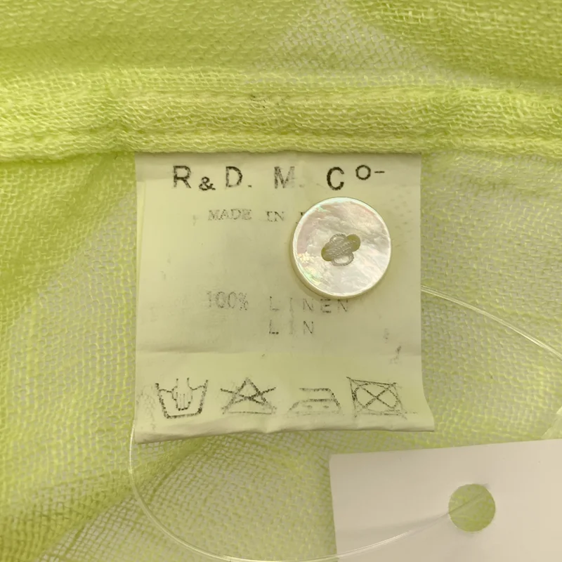 R&D.M.Co / オールドマンズテーラー | リネン レギュラーカラーシャツ |