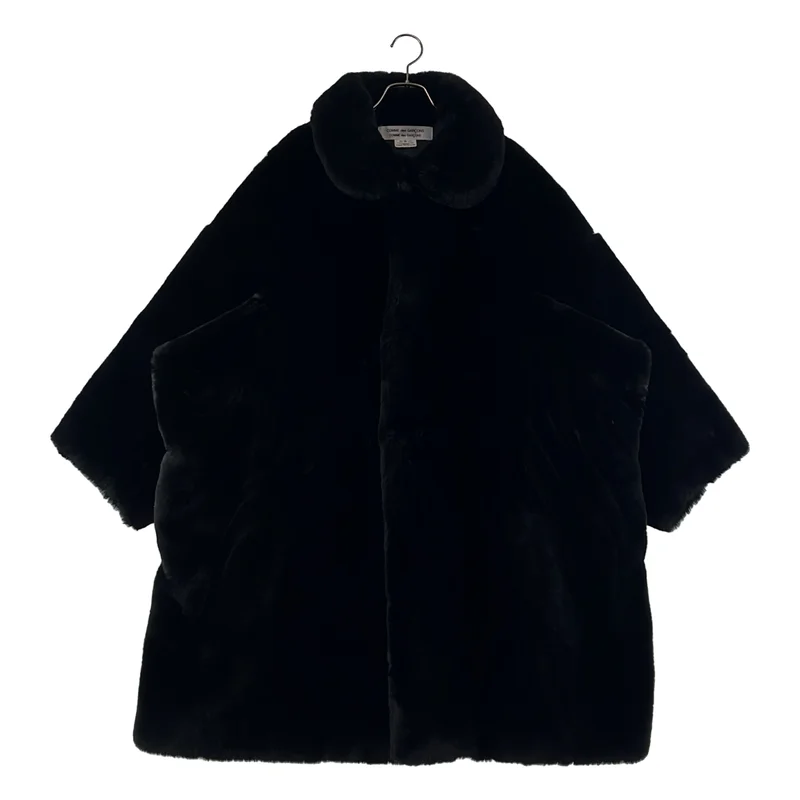 COMME des GARCONS COMME des GARCONS / コムコム | 2019AW | 丸襟 フェイクファー ロングコート | S | レディース