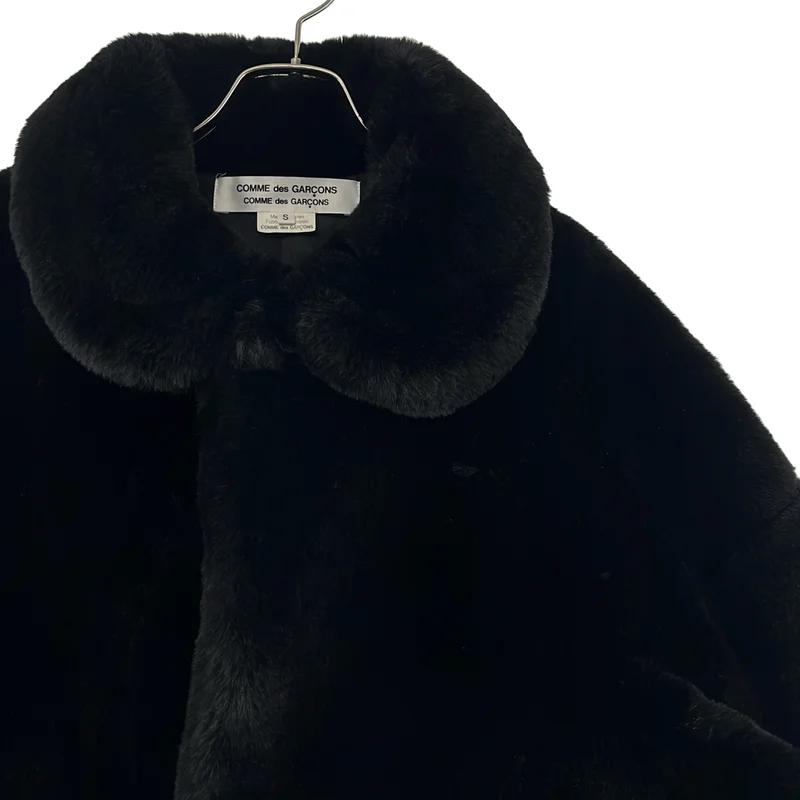 COMME des GARCONS COMME des GARCONS / コムコム | 2019AW | 丸襟 フェイクファー ロングコート | S | レディース