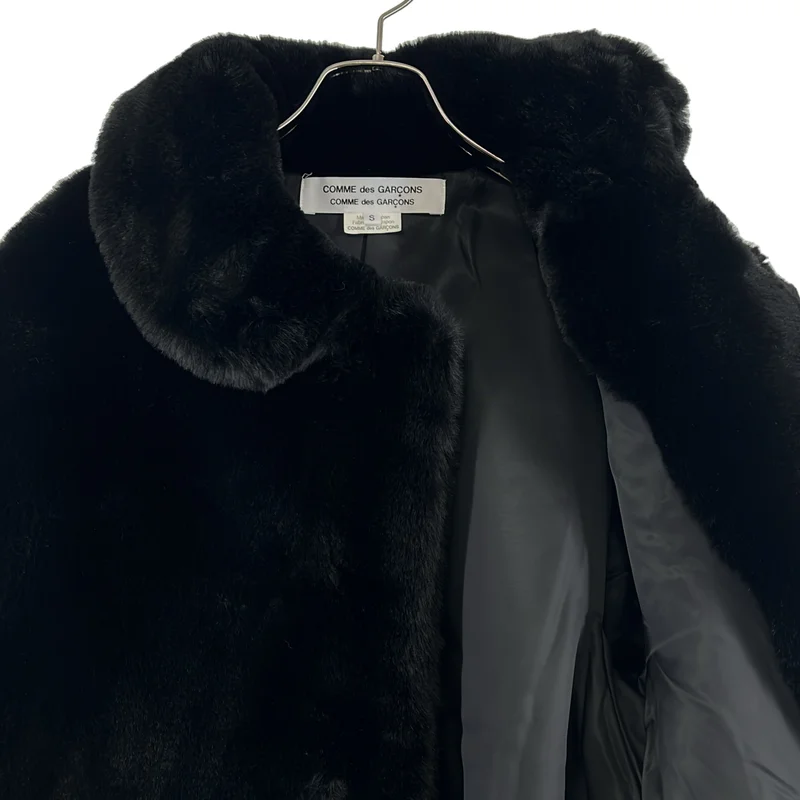 COMME des GARCONS COMME des GARCONS / コムコム | 2019AW | 丸襟 フェイクファー ロングコート | S | レディース