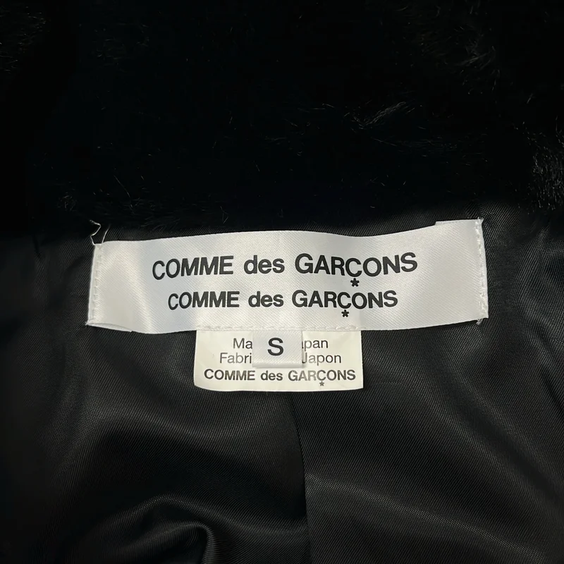 COMME des GARCONS COMME des GARCONS / コムコム | 2019AW | 丸襟 フェイクファー ロングコート | S | レディース