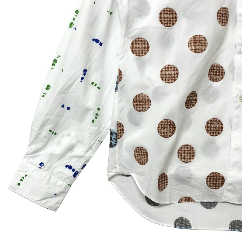 COMME des GARCONS HOMME PLUS / コムデギャルソンオムプリュス | 2010AW | マルチドットプリント レギュラーカラーシャツ | S | メンズ