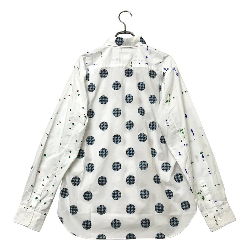 COMME des GARCONS HOMME PLUS / コムデギャルソンオムプリュス | 2010AW | マルチドットプリント レギュラーカラーシャツ | S | メンズ