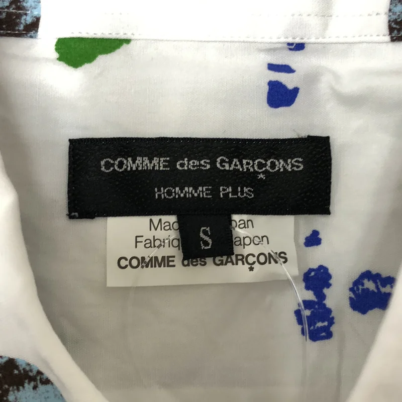 COMME des GARCONS HOMME PLUS / コムデギャルソンオムプリュス | 2010AW | マルチドットプリント レギュラーカラーシャツ | S | メンズ