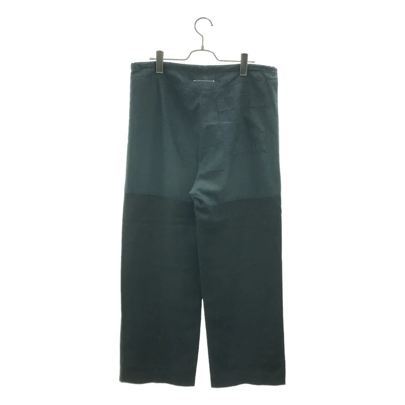 MM6 Maison Margiela / エムエムシックスメゾンマルジェラ | 2016SS | バイカラー ドローストリング  ワイド イージーパンツ | 38 | レディース