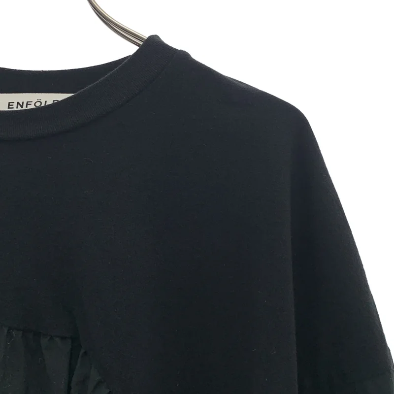 ENFOLD / エンフォルド | 2023SS | DRAPE FLARE BLOUSE / 変形 アシンメトリー ブラウス | 38 | レディース