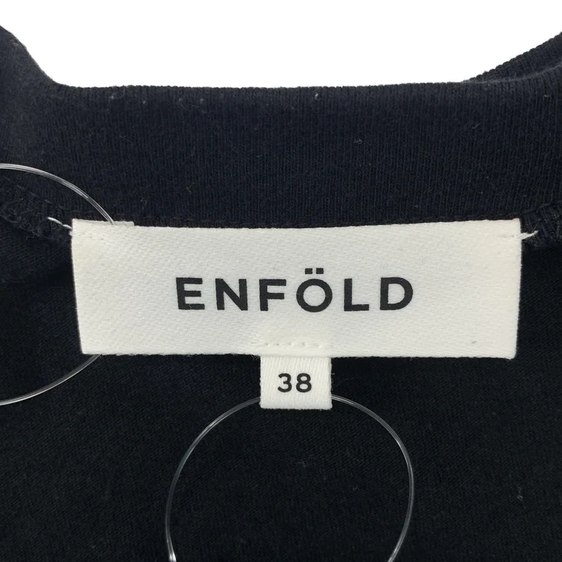 ENFOLD / エンフォルド | 2023SS | DRAPE FLARE BLOUSE / 変形 アシンメトリー ブラウス | 38 | レディース