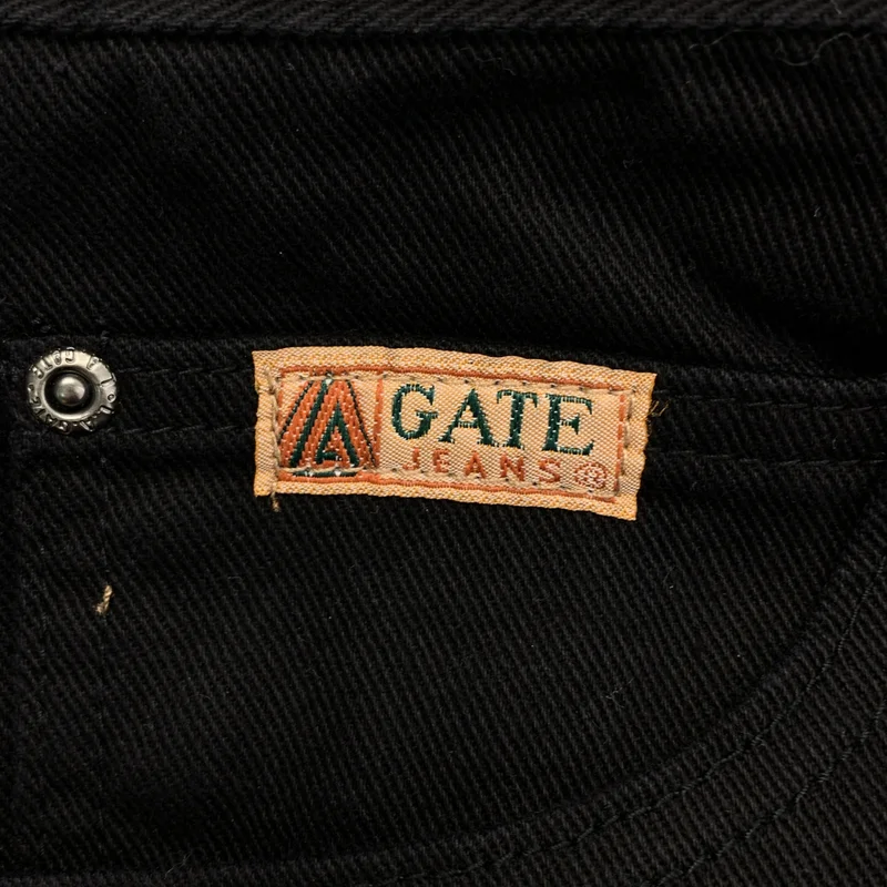 LA GATE / エルエーゲート | CLASSIC JEANS / ロゴパッチ パンツ | 34 | メンズ
