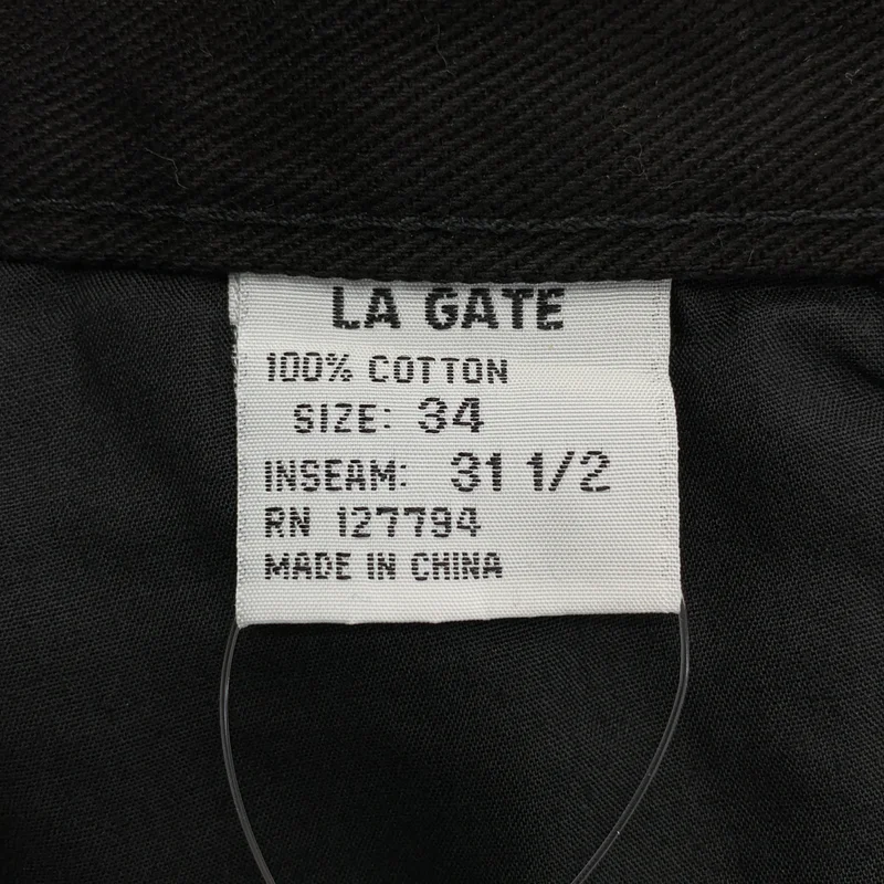 LA GATE / エルエーゲート | CLASSIC JEANS / ロゴパッチ パンツ | 34 | メンズ
