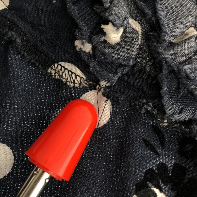 tricot COMME des GARCONS / トリココムデギャルソン | 2019AW | ドット フリル ショートスリーブ ブラウス | M | レディース
