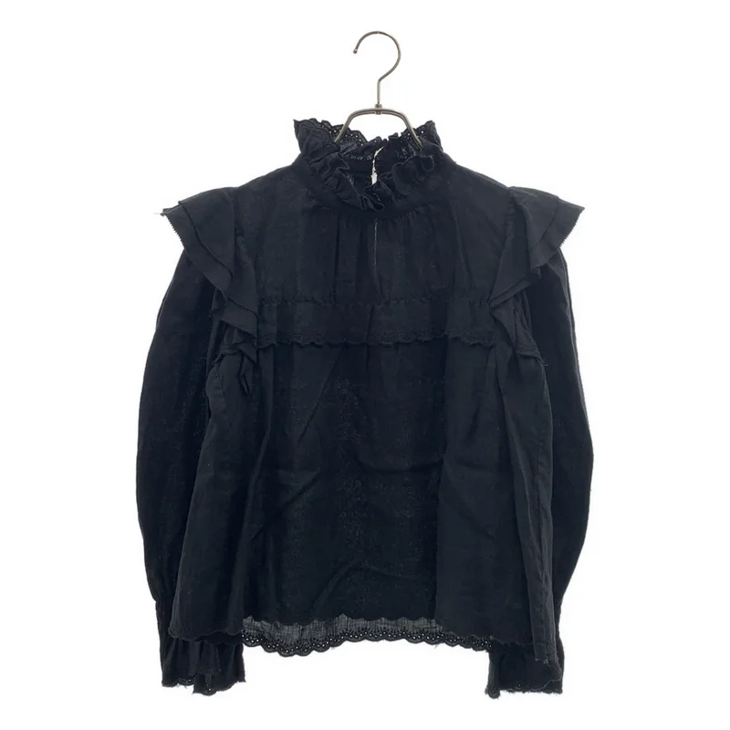 ISABEL MARANT ETOILE / イザベルマランエトワール | リネン 刺しゅう フリルブラウス | 36 | レディース