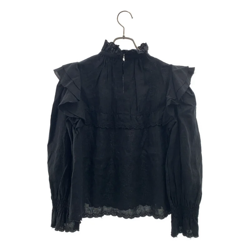 ISABEL MARANT ETOILE / イザベルマランエトワール | リネン 刺しゅう フリルブラウス | 36 | レディース