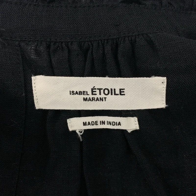 ISABEL MARANT ETOILE / イザベルマランエトワール | リネン 刺しゅう フリルブラウス | 36 | レディース