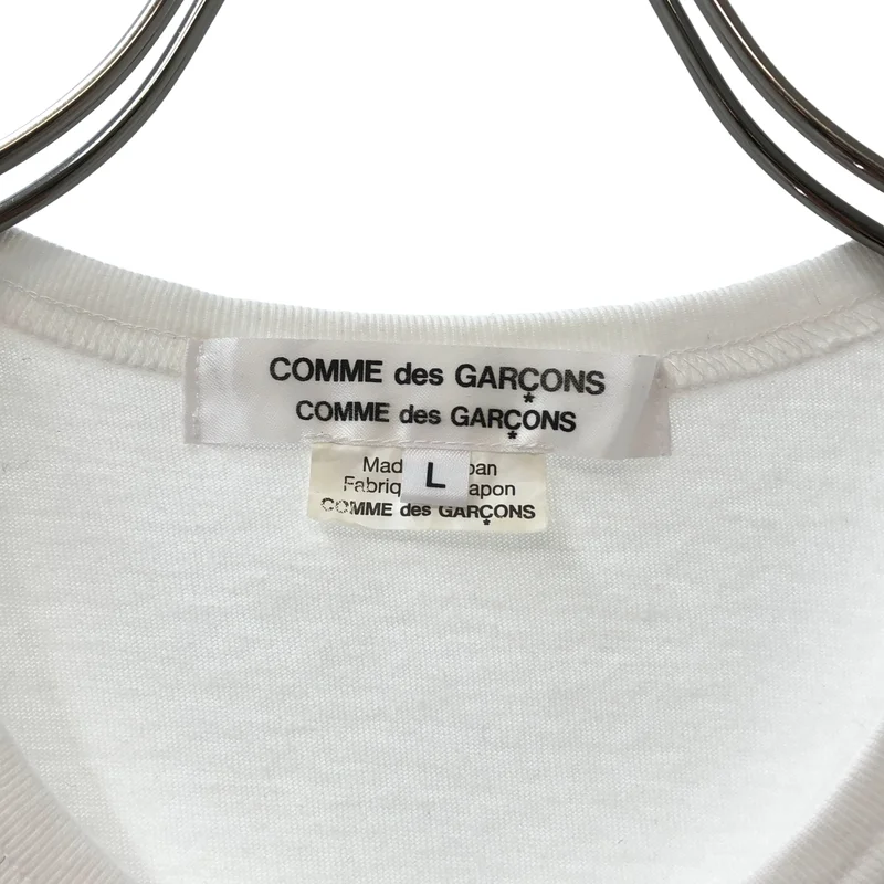 COMME des GARCONS COMME des GARCONS / コムコム | 2018SS | コットン プリント加工 ビジュー カットソー | L | レディース