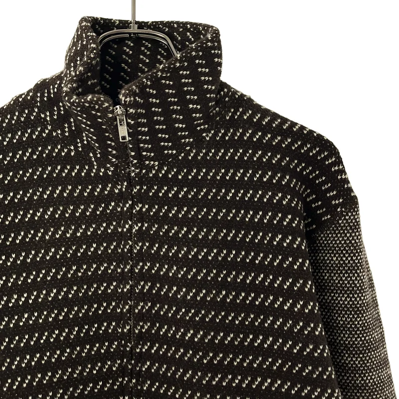 COMME des GARCONS HOMME / コムデギャルソンオム | 2012AW | ウール ジップアップ ニットジャケット | M | メンズ