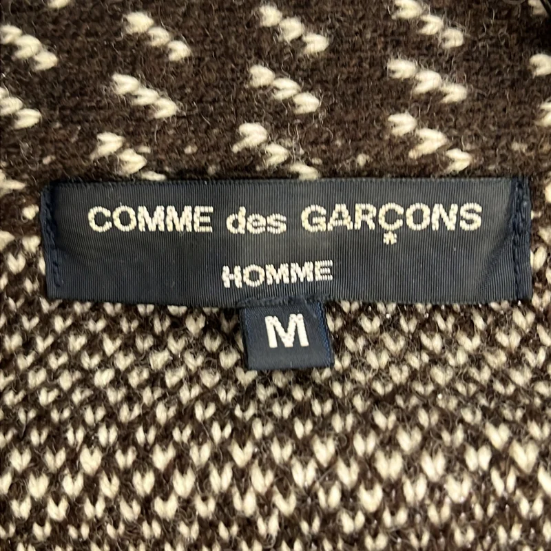 COMME des GARCONS HOMME / コムデギャルソンオム | 2012AW | ウール ジップアップ ニットジャケット | M | メンズ