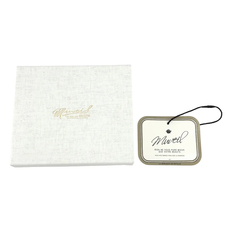 MUVEIL / ミュベール | いちごプリント 二つ折り財布 ウォレット |