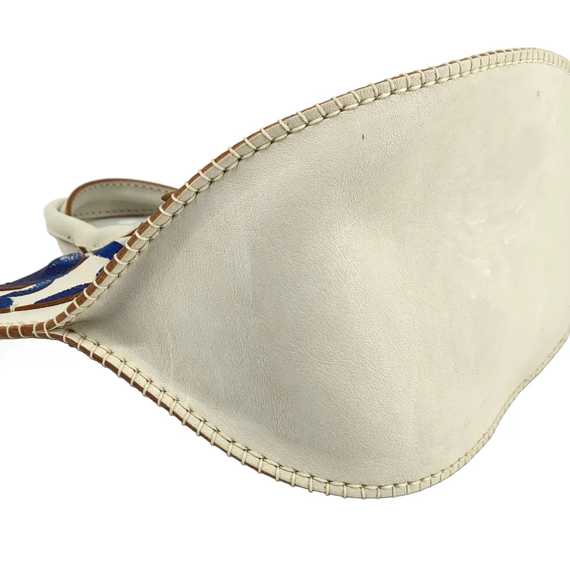 mina perhonen / ミナペルホネン | tori bag レザー ドットペイント ハンドバッグ |