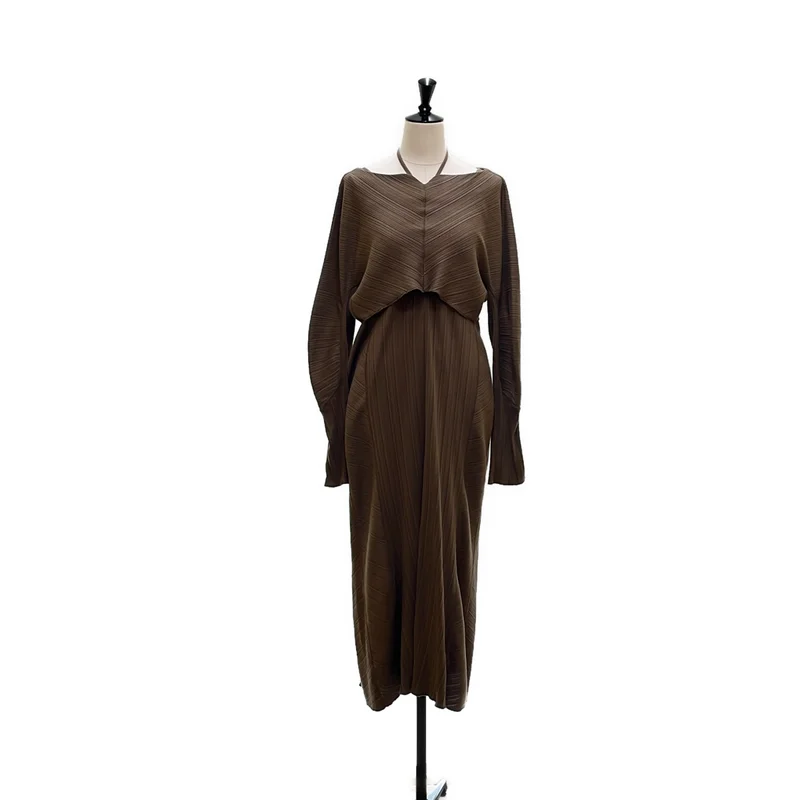 Mame Kurogouchi / マメクロゴウチ | 2024AW | Random Ribbed Organic Cotton 2way Dress ランダムリブ ワンピース | 2 |