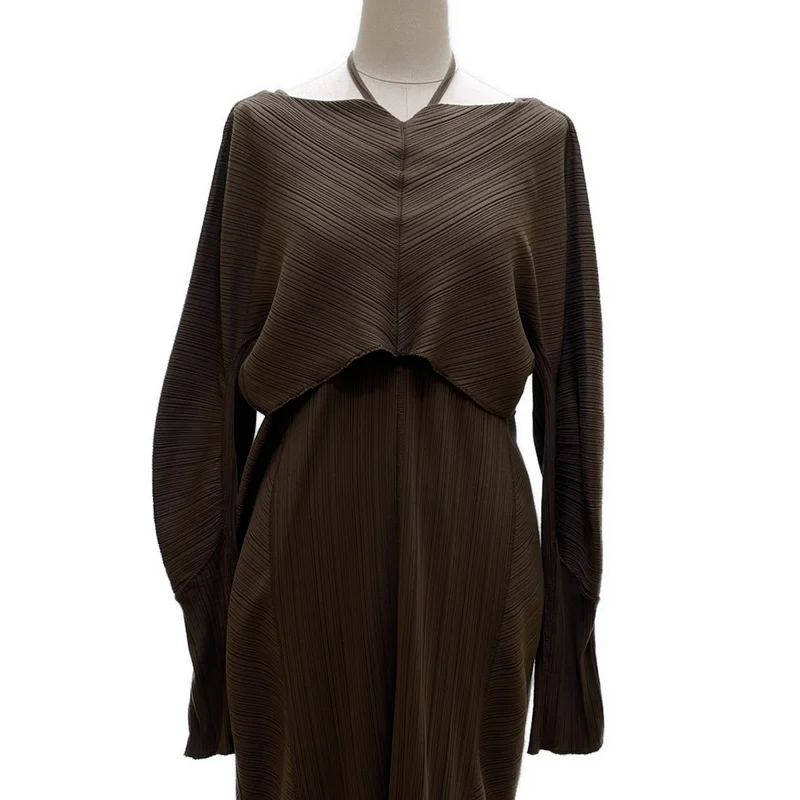 Mame Kurogouchi / マメクロゴウチ | 2024AW | Random Ribbed Organic Cotton 2way Dress ランダムリブ ワンピース | 2 |