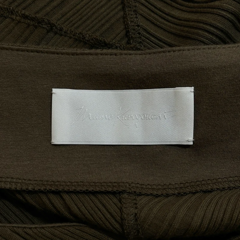 Mame Kurogouchi / マメクロゴウチ | 2024AW | Random Ribbed Organic Cotton 2way Dress ランダムリブ ワンピース | 2 |