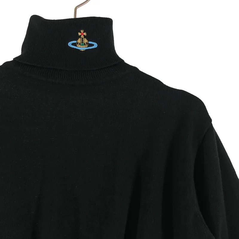 VIVIENNE WESTWOOD RED LABEL / ヴィヴィアンウエストウッドレッドレーベル | コットン オーブエンブロイダリー タートルネックニット |