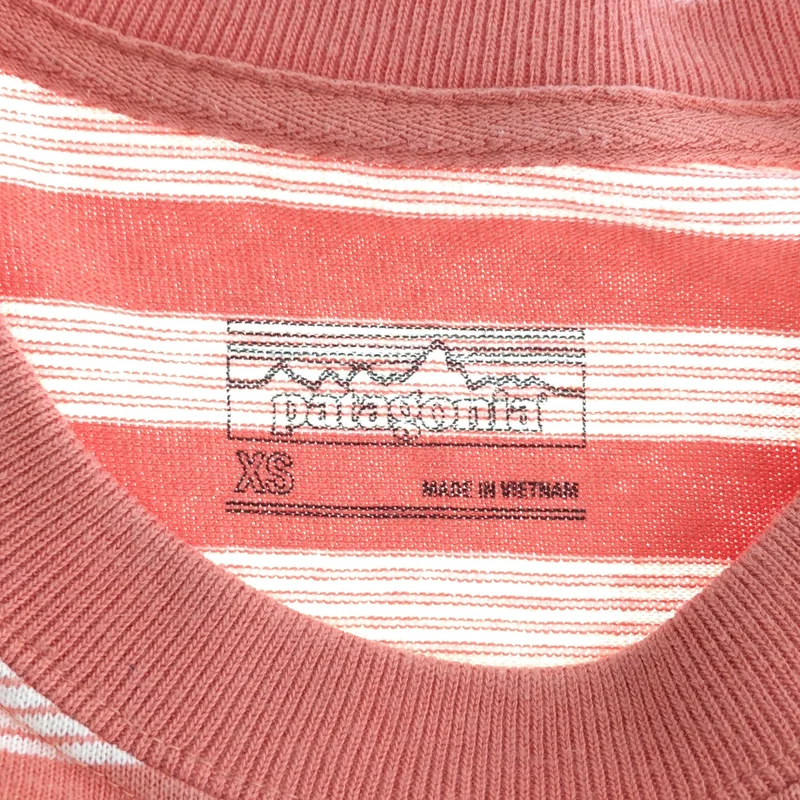 Patagonia / パタゴニア | コットン ボーダー Tシャツ カットソー | XS | レディース