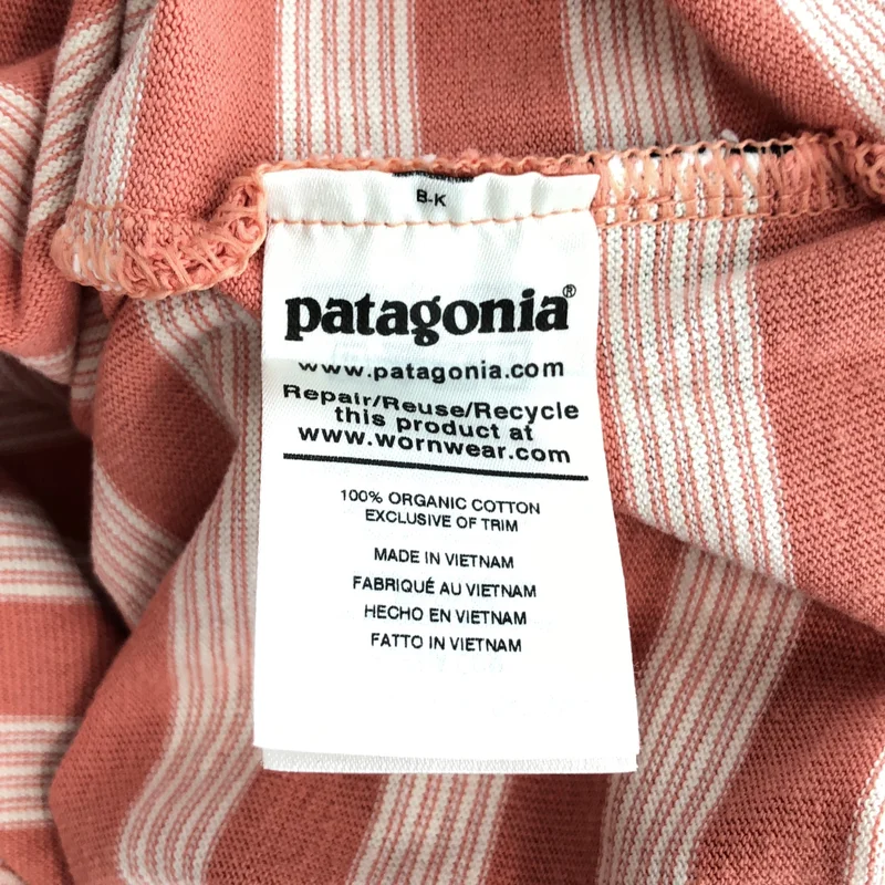 Patagonia / パタゴニア | コットン ボーダー Tシャツ カットソー | XS | レディース