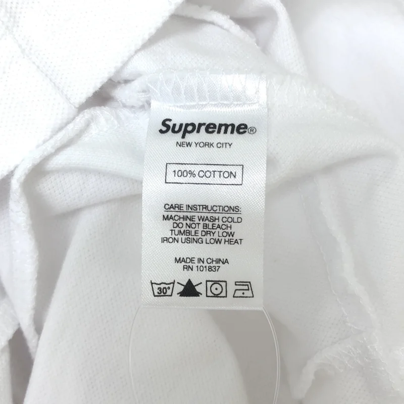 SUPREME / シュプリーム | Patchwork Pique Tee / ロゴ パッチワーク Tシャツ カットソー | M | メンズ