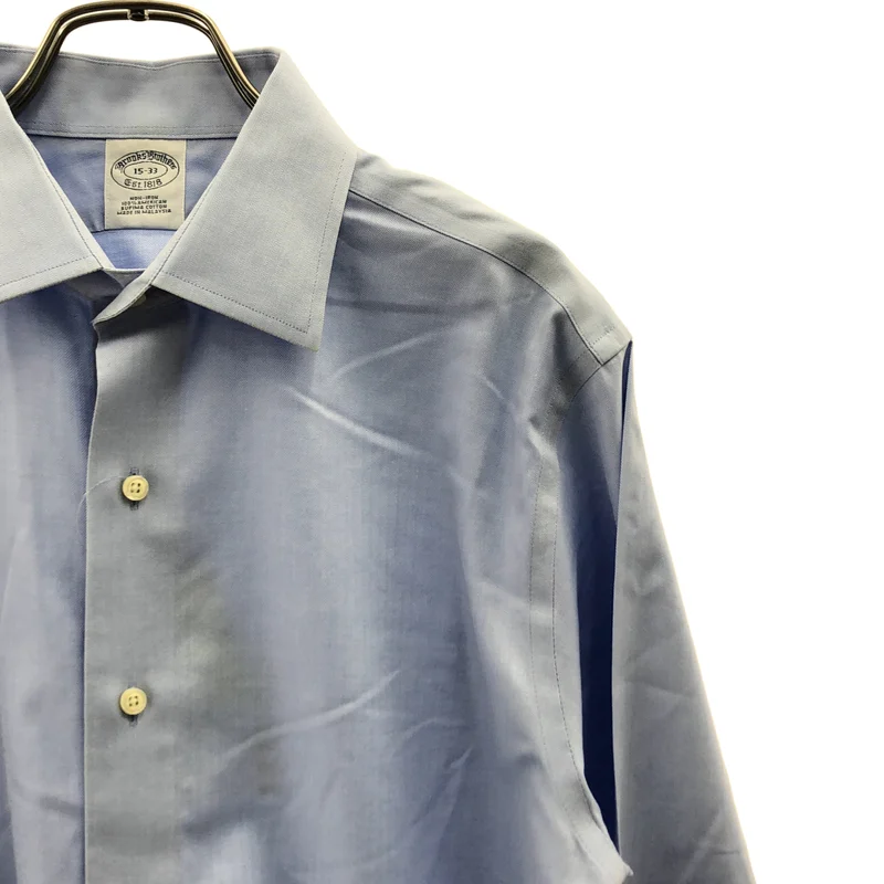 BROOKS BROTHERS / ブルックスブラザーズ | コットン ヘリンボーン スタンダードシャツ | 15 | メンズ