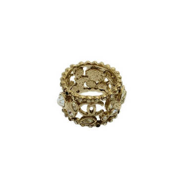 CHANEL / シャネル | ココマークボタン コットン ハーフパンツ | 34