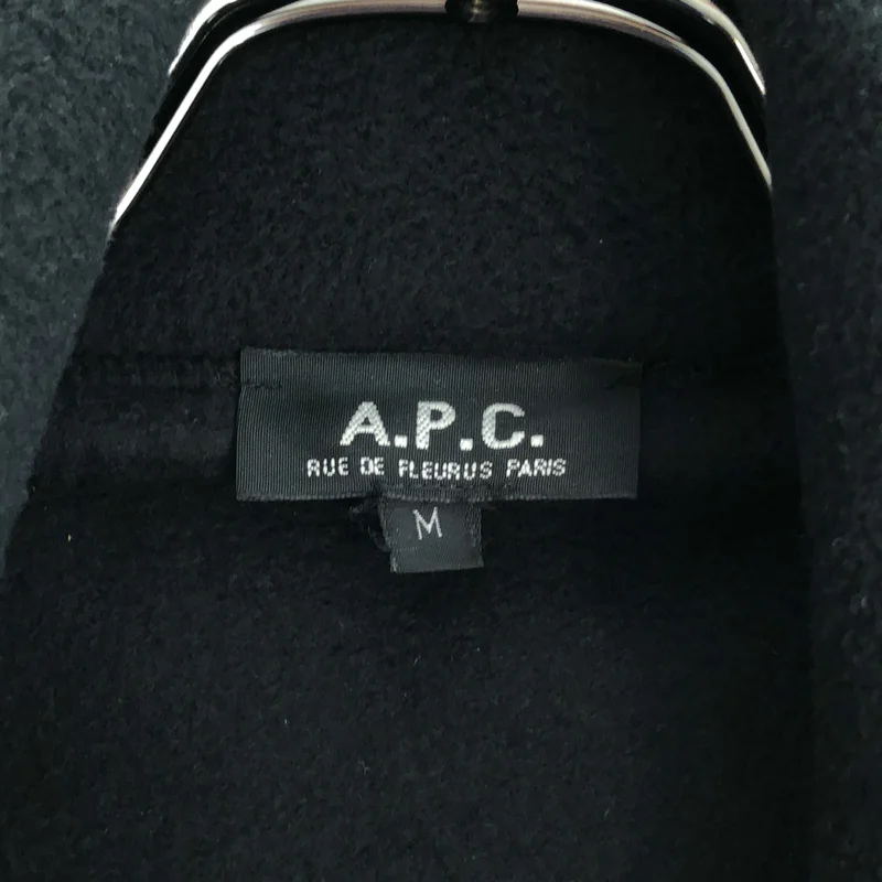 A.P.C. / アーペーセー | フルジップ フリース ベスト | M | メンズ