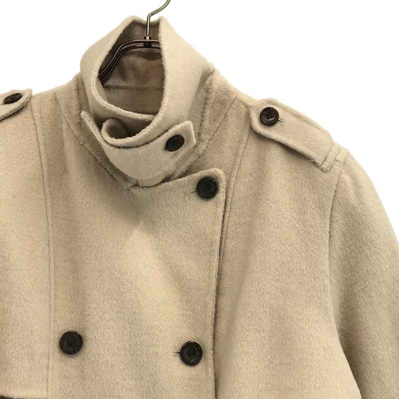 Herlipto / ハーリップトゥ | Wool-Blend Rever Trench Coat ウールブレンド トレンチコート | S | レディース