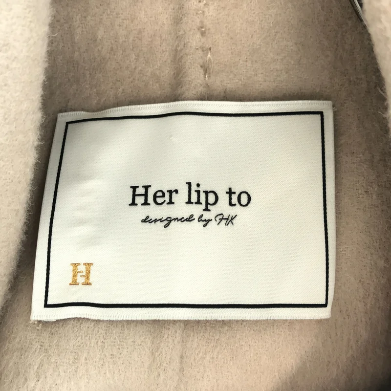 Herlipto / ハーリップトゥ | Wool-Blend Rever Trench Coat ウールブレンド トレンチコート | S | レディース