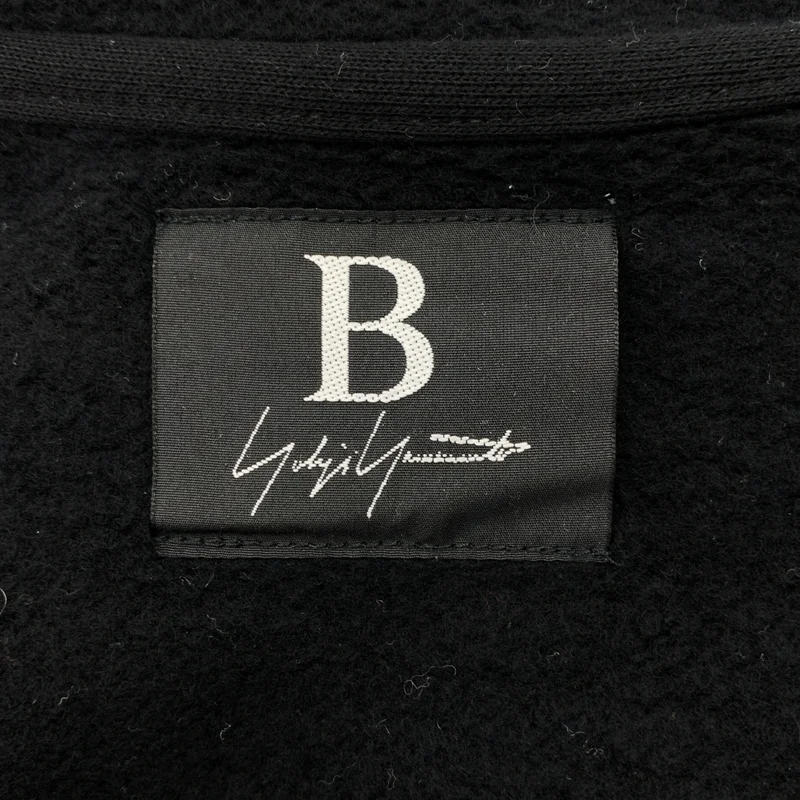 B YOHJI YAMAMOTO / ビーヨウジヤマモト | アームジップ バックロゴ ハイネックスウェットトレーナー | 2 | メンズ